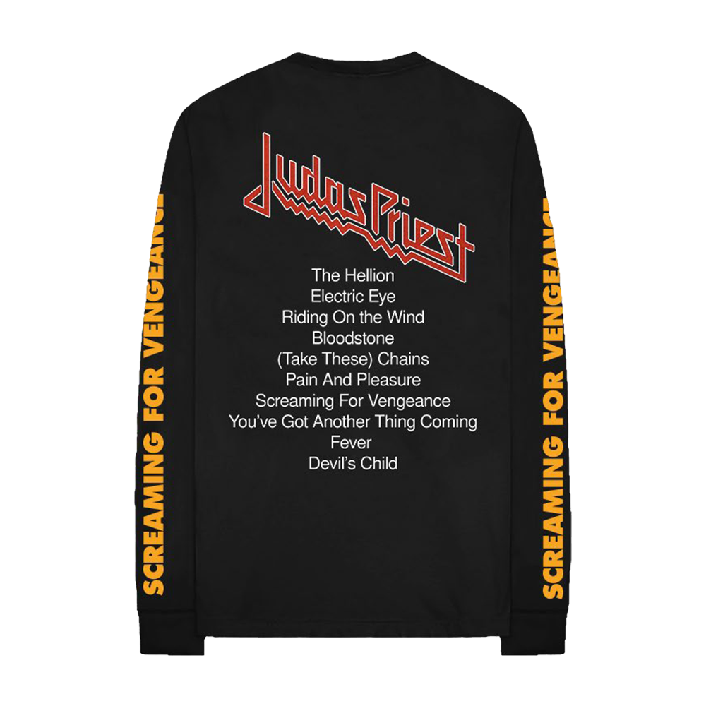 Screaming For Vengeance Tracklist Longsleeve – Judas Priest Store